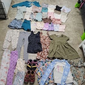 Big bundle of toddler girl clothes size 6-6x